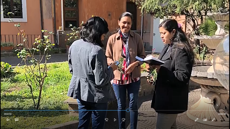 Palm Sunday 2020 in our Garden – Video